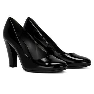 Cole Haan Nike Air Black Patent Leather Pumps | 7B | 4" Heel, 1/2" Platform